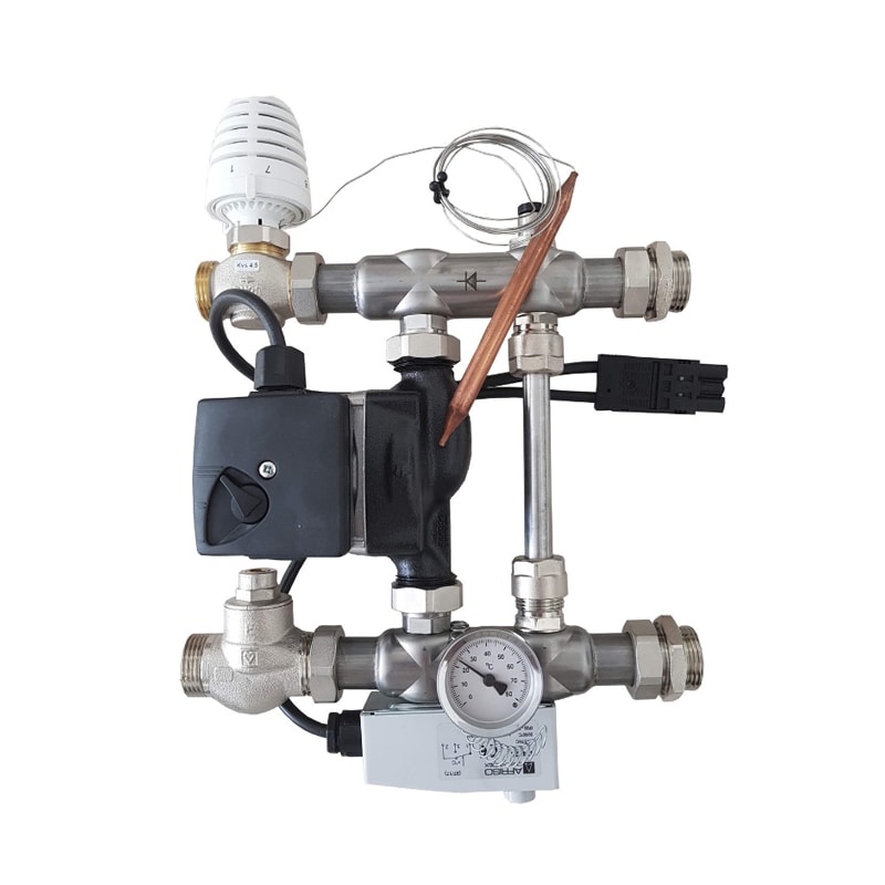 Группа автономной циркуляции Hansa MIX FBR-M3-6 OEM насос GTO 15-6S-130 2-12 контуров