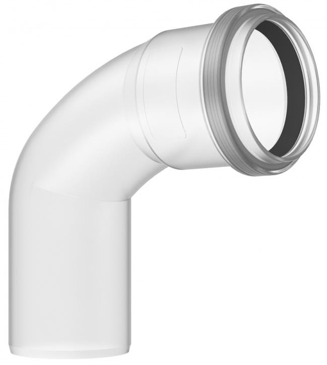 Отвод Buderus конденсационный FC-SE110-87 DN110 87° PP