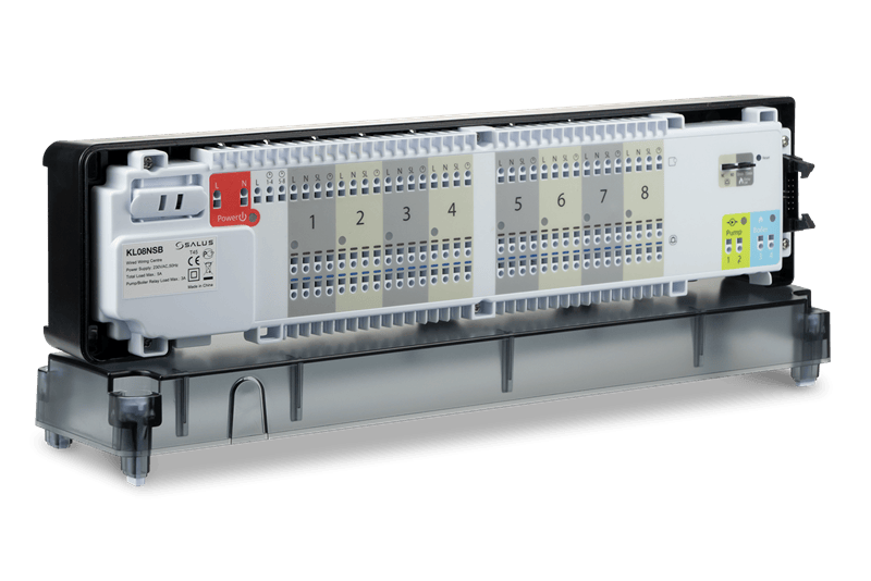 Центр коммутации Salus KL08NSB 8-зонный проводной