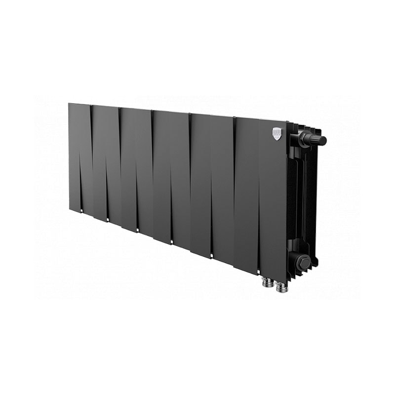 Биметаллический радиатор Royal Thermo PianoForte 300 VDR Noir Sable (8 секций)