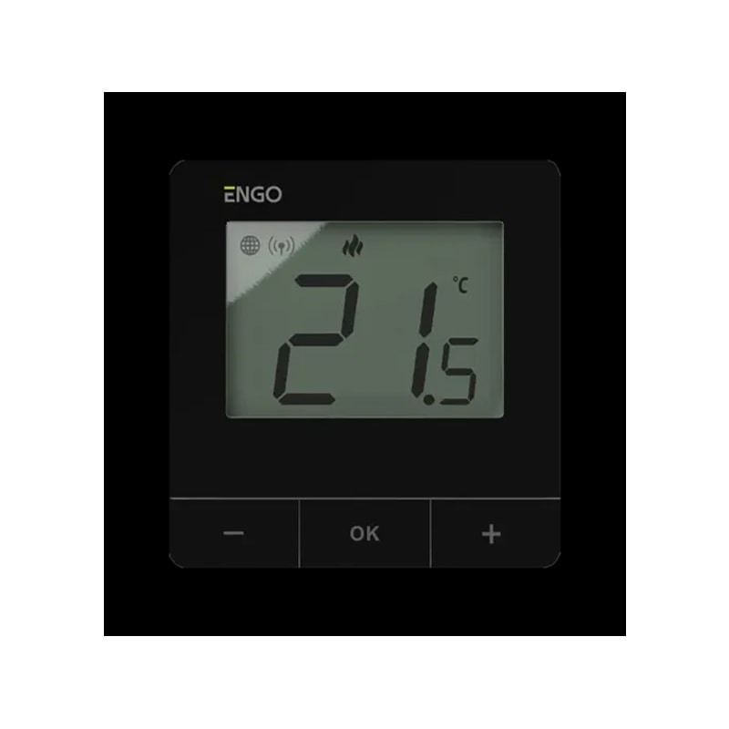 Умный терморегулятор ENGO с модулем Zigbee 868МГц 2xAA черный