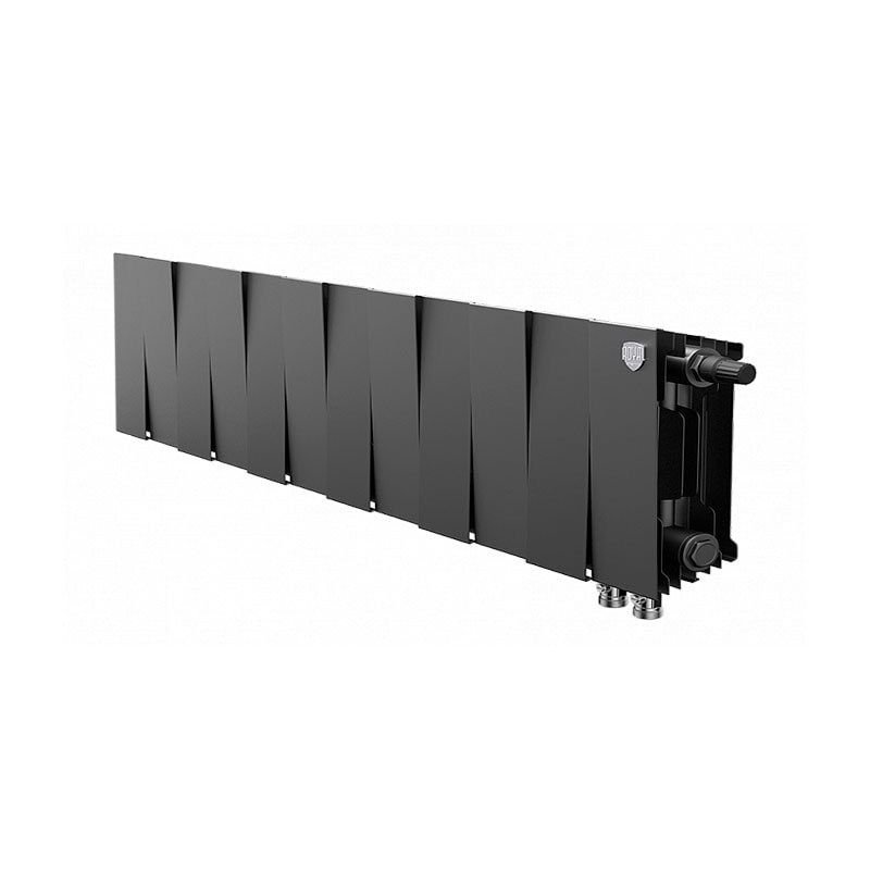Биметаллический радиатор Royal Thermo PianoForte 200 VDR Noir Sable (16 секций)