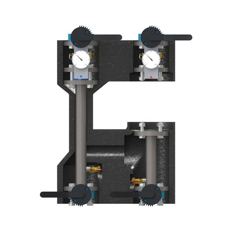 Насосная группа фланцевая Elsen DN 65 Powerbox 70 без насоса, без смесителя, прямая