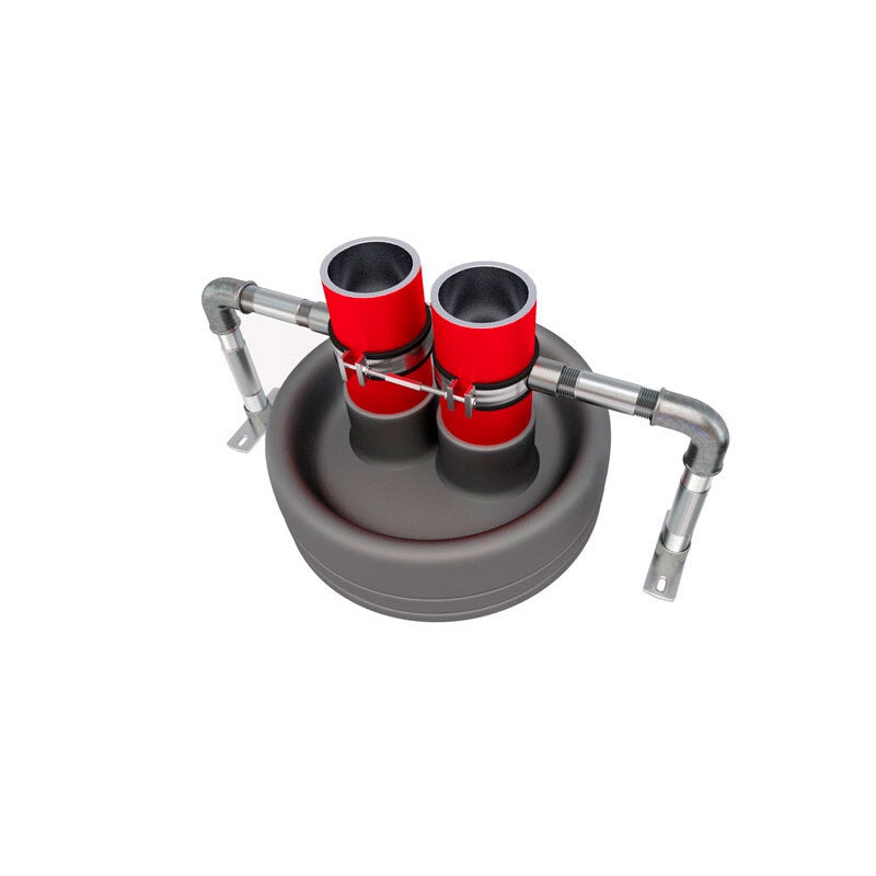 Фиксатор труб двойной Thermaflex Flexalen FV-RCLAMP2/50