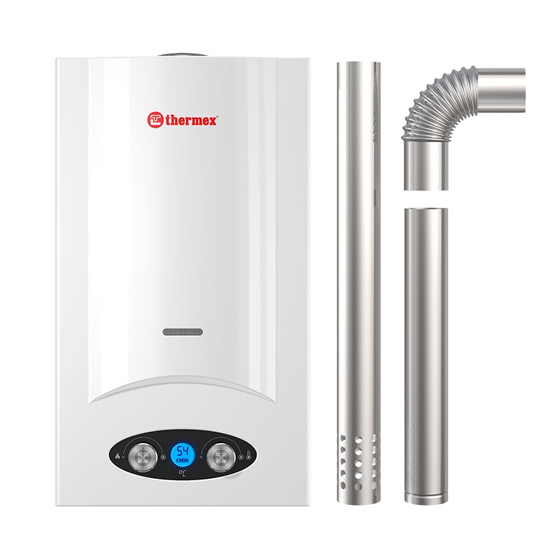 Газовая колонка Thermex Grand Pro 20 TD труба в комплекте