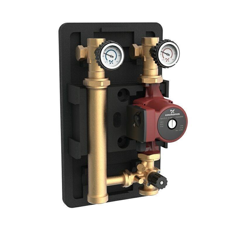 Насосная группа с 3-х ходовым смесителем Grundfos HEATMIX M25 UPS 40