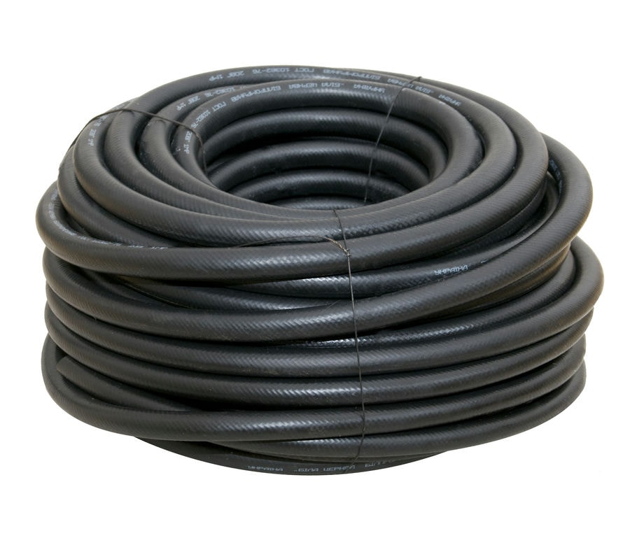Шланг резиновый черный ВГ 1/2" 50 м бухта