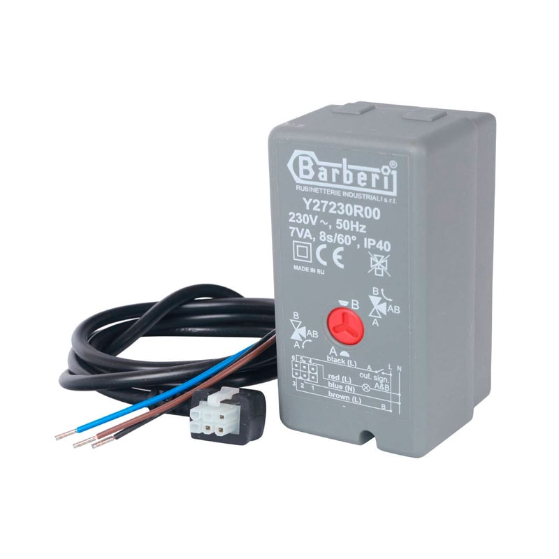 Сервопривод для 3-х ходовых клапанов Stout SVM-0071-230008 8 сек/60°