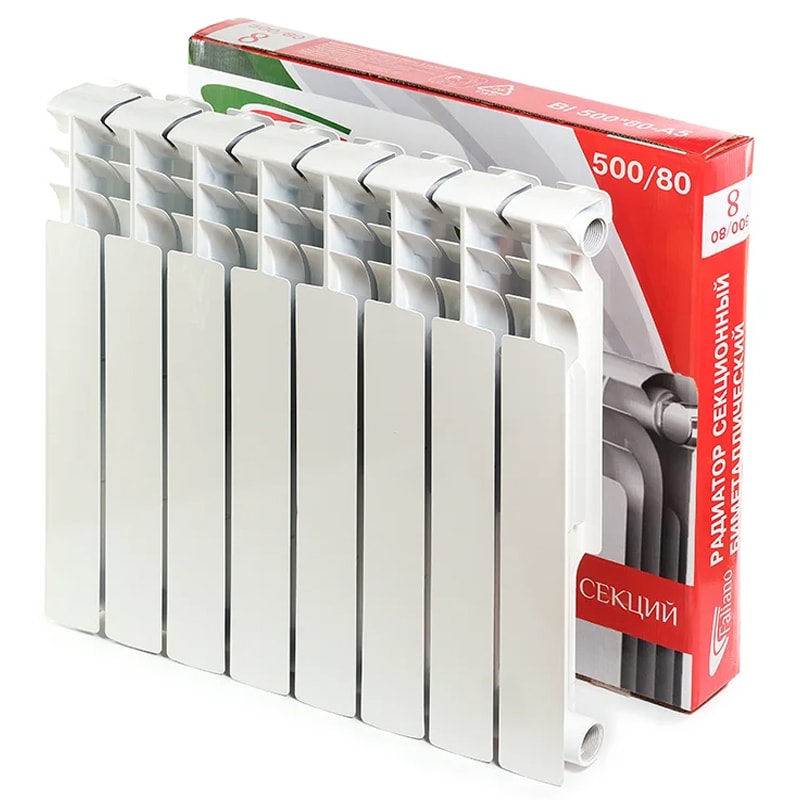 Биметаллический радиатор Faliano Bi 500/80 A5, 12 секций