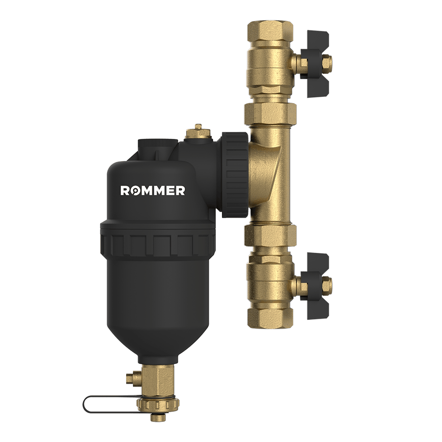 Магнитный сепаратор шлама поворотный, ВР 1" корпус- композит Rommer