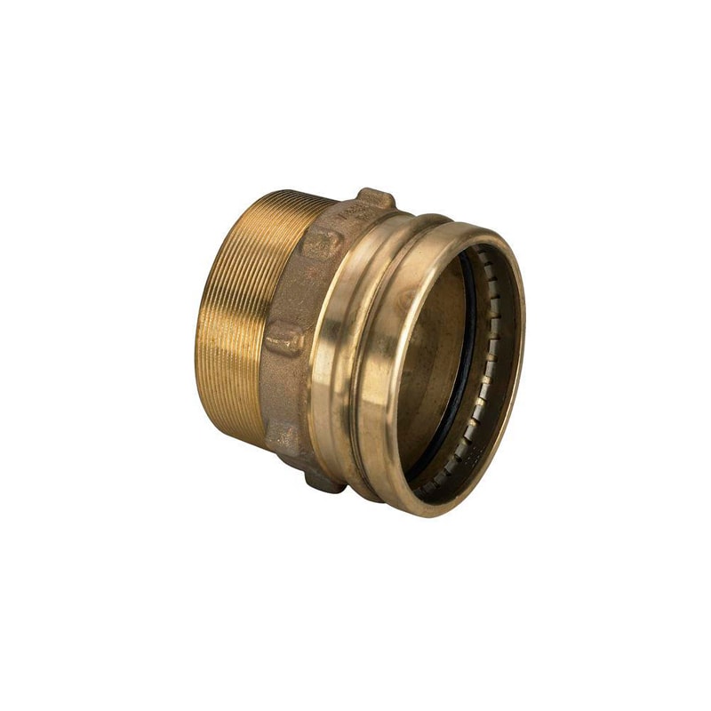 Переходник бронзовый Viega Sanpress XL c SC-Contur 76.1x2 1/2" НР (арт.350659)