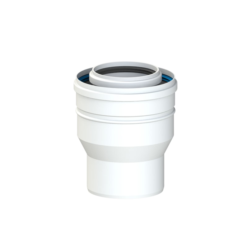 Переходник коаксиальный Cox Geelen 60/100х80/125мм (CoxDENS PP/Alu + Connect X7)