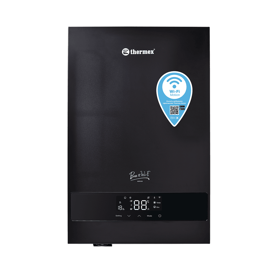 Электрический котёл THERMEX Boss 12 Wi-Fi (Black)