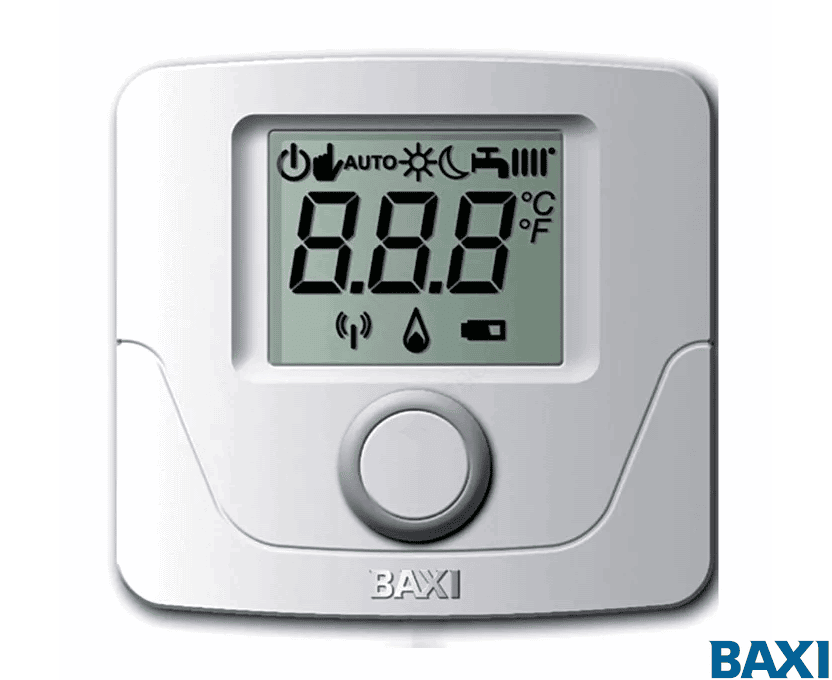 Комнатный термостат температуры Baxi QAA 55 для котлов LUNA Platinum+ и LUNA Duo-tec MP арт. 7101061-