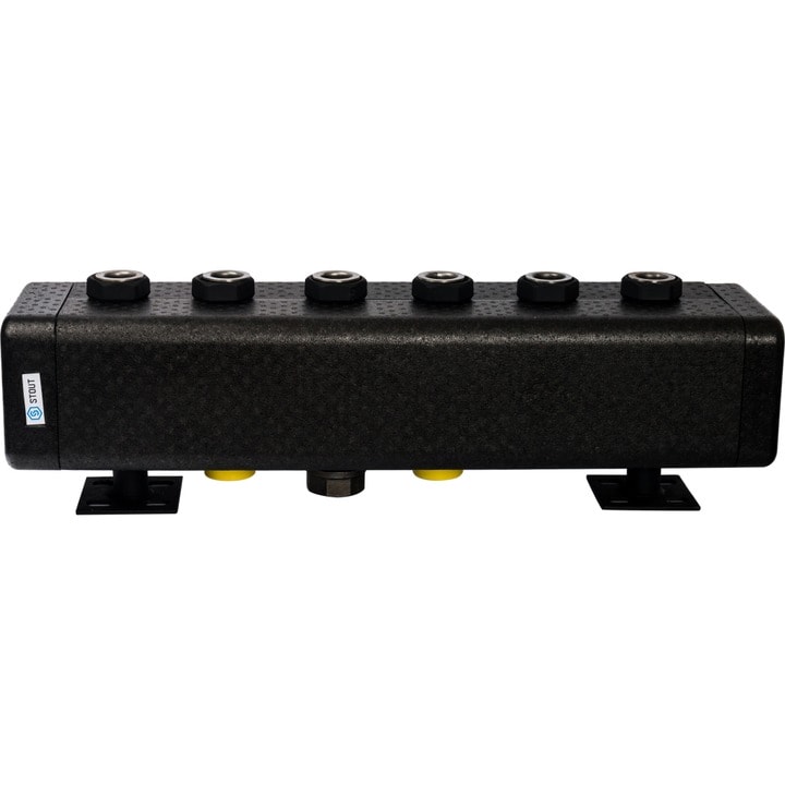 Распределительный коллектор на 3 контура в теплоизоляции DN 32 Stout SDG-0016-005003