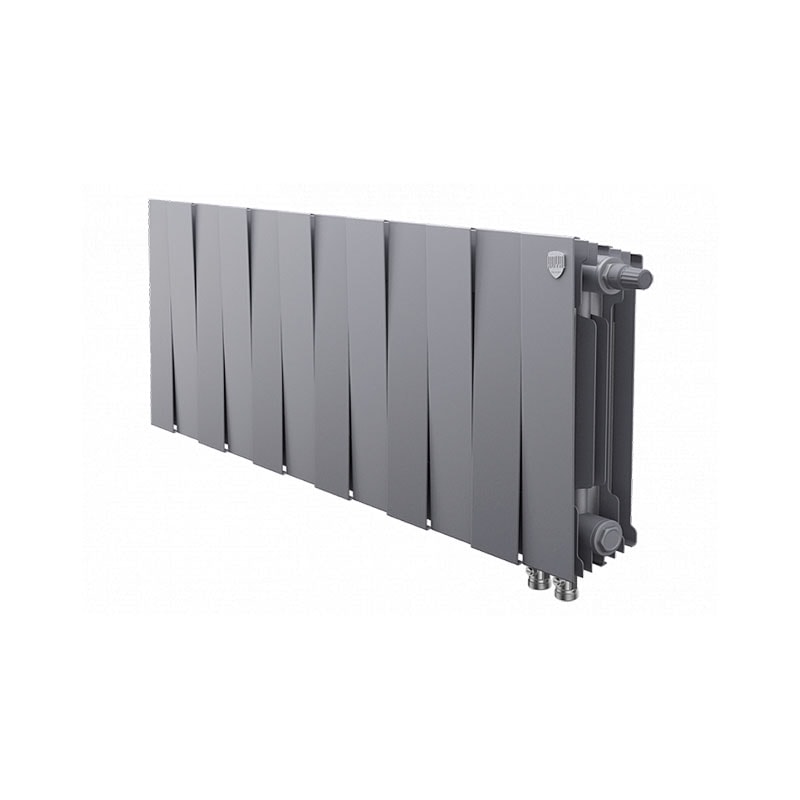 Биметаллический радиатор Royal Thermo PianoForte 300 VDR Silver Satin (8 секций)