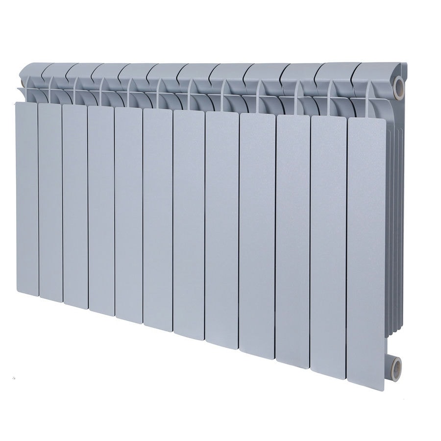 Биметаллический радиатор Global Style Plus Grigio Argento 500 6 секции (серый)