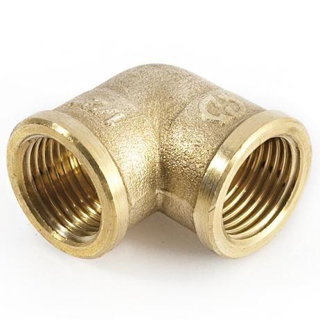 Угольник ВВ латунный резьбовой 2 1/2" Stout
