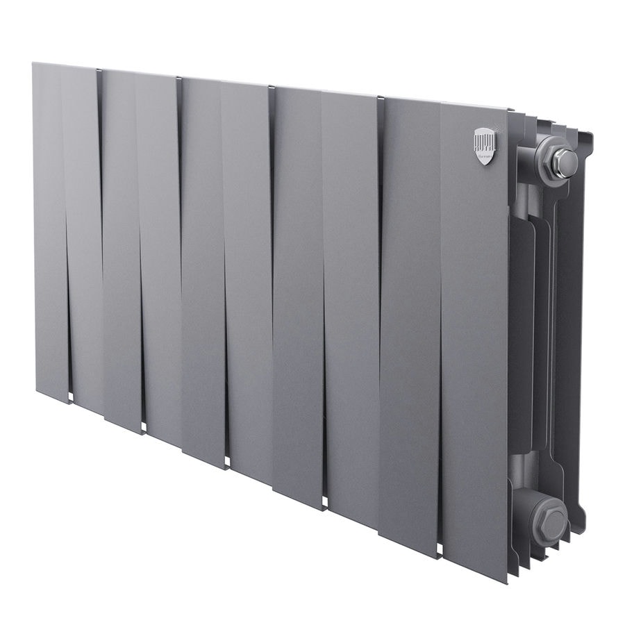 Биметаллический радиатор Royal Thermo PianoForte 300 Silver Satin (10 секций)