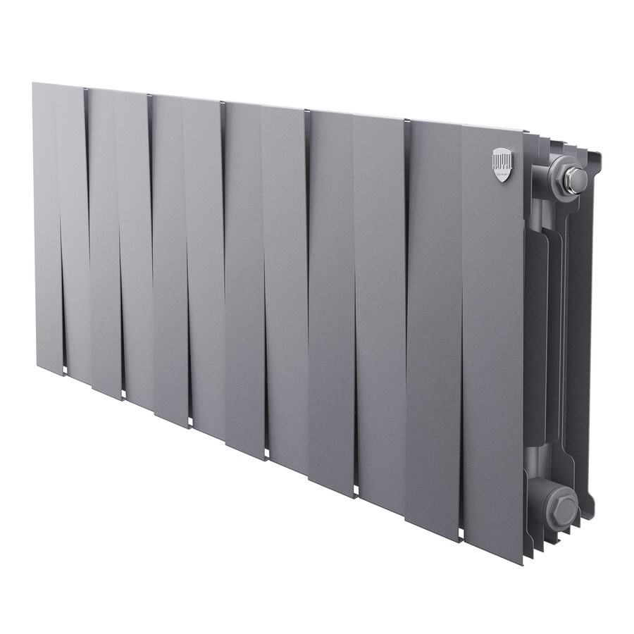 Биметаллический радиатор Royal Thermo PianoForte 300 Silver Satin (12 секций)