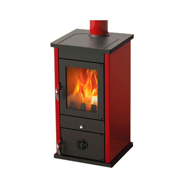 Печь-камин MBS Vesta Eco dark red