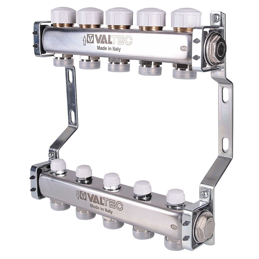 Коллектор Valtec для радиаторов 1"х 3/4" на 3 выхода (нержавейка) арт.VTc.582.EMNX.0603